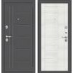 Дверь входная Porta S-2P 109/П29 Антик серебро/Bianco Veralinga, 2 замка, с ночной задвижкой
