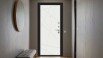 Дверь входная Porta S-3P 15.15 Graphite Pro/Super White, 2 замка, с ночной задвижкой
