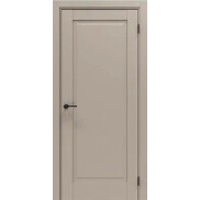 Дверь межкомнатная Порта-1 ПЭТ, Keramik Brown, глухая, царговая