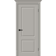 Дверь межкомнатная Скинни-12 Эмаль Greyny, без декора, глухая, без стекла, скиновая