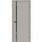Дверь межкомнатная Браво-0.40 Эмаль, Greyny, глухая, mirox grey, каркасно-щитовая