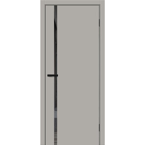 Дверь межкомнатная Браво-0.40 Эмаль Greyny, mirox grey, глухая, mirox grey, каркасно-щитовая