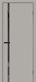 Дверь межкомнатная Браво-0.40 Эмаль, Greyny, глухая, mirox grey, каркасно-щитовая