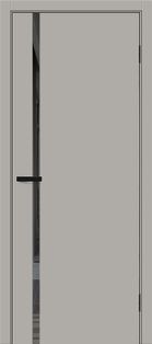 Дверь межкомнатная Браво-0.40 Эмаль Greyny, mirox grey, глухая, mirox grey, каркасно-щитовая