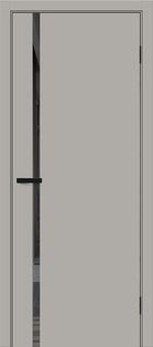 Дверь межкомнатная Браво-0.40 Эмаль Greyny, mirox grey, глухая, mirox grey, каркасно-щитовая