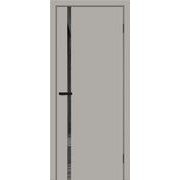 Дверь межкомнатная Браво-0.40 Эмаль Greyny, mirox grey, глухая, mirox grey, каркасно-щитовая