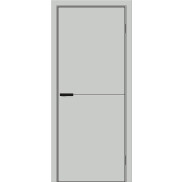 Дверь межкомнатная Браво-0.А ПЭТ Grey Silk, grey silk, глухая, без стекла, каркасно-щитовая