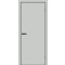 Дверь межкомнатная Браво-0.А ПЭТ Grey Silk, grey silk, глухая, без стекла, каркасно-щитовая
