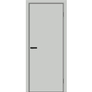 Дверь межкомнатная Браво-0.А ПЭТ Grey Silk, grey silk, глухая, без стекла, каркасно-щитовая