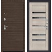Дверь входная Porta S-3P 4/П30 Brownie/Cappuccino Veralinga, 2 замка, с ночной задвижкой
