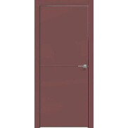 Дверь межкомнатная Design-709 Лофт ред, глухая, кромка матовая черная, каркасно-щитовая