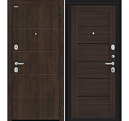 Дверь входная Прайм Kale Almon 28/Wenge Veralinga, 2 замка, с ночной задвижкой