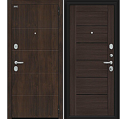 Дверь входная Прайм Kale Almon 28/Wenge Veralinga, 2 замка, с ночной задвижкой