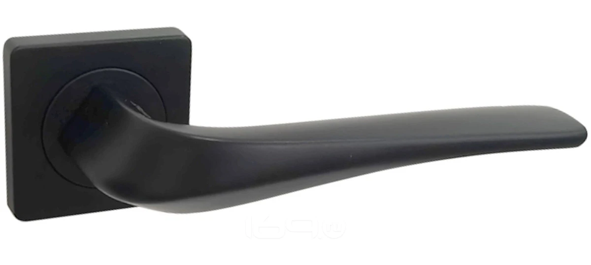 Ручка на квадратной розетке VANTAGE V10BL-2 чёрный (ЦАМ)
