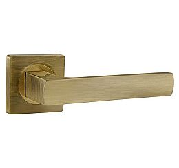Ручка раздельная для межкомнатной двери «ERGO JK ABG-6» Зеленая бронза