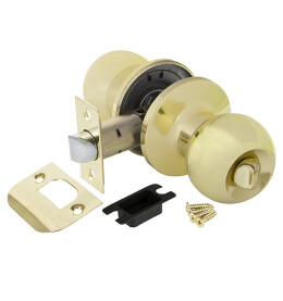 Ручка защелка DK682 PB-BK (6082 PB-B) (фик.) золото