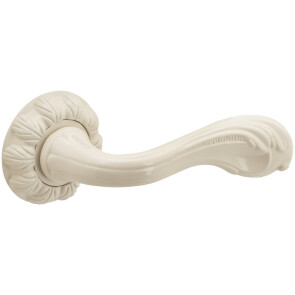 Ручка раздельная для межкомнатной двери «Bravo A-318» I Слоновая кость