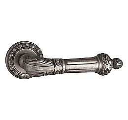 Ручка раздельная для межкомнатной двери «LUXOR MT OS-9» Античное серебро