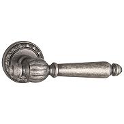 Ручка раздельная для межкомнатной двери «MADRID MT OS-9» Античное серебро