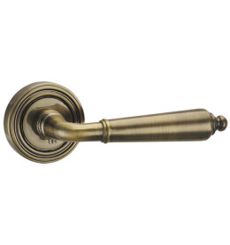 Ручка раздельная для межкомнатной двери «LIBRETTO ML ABG-6» Зеленая бронза