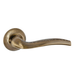 Ручка раздельная для межкомнатной двери «GERION TL/HD ABG-6» Зеленая бронза