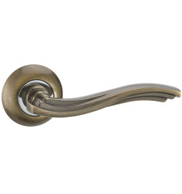 Ручка раздельная для межкомнатной двери «Vantage V14Q» Бронза