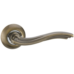 Ручка раздельная для межкомнатной двери «Vantage V14Q» Бронза