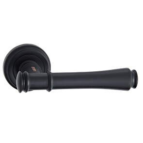 Ручка раздельная для межкомнатной двери «Vantage V16BL» Черный с патиной