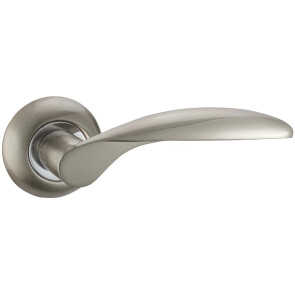 Ручка раздельная для межкомнатной двери «Vantage V20 AL» Матовый никель