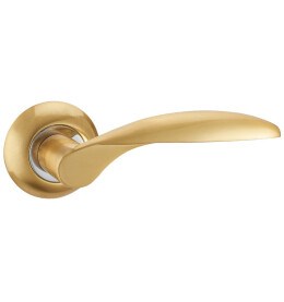 Ручка раздельная для межкомнатной двери «Vantage V20С AL» Матовое золото