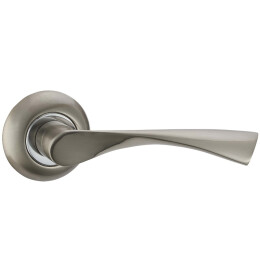 Ручка раздельная для межкомнатной двери «Vantage V23D AL» Матовый никель