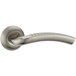 Ручка раздельная для межкомнатной двери «Vantage V26D AL» Матовый никель