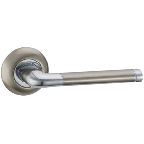 Ручка раздельная для межкомнатной двери «Vantage V28D» Матовый никель