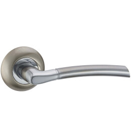 Ручка раздельная для межкомнатной двери «Vantage V40D AL» Матовый никель