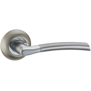 Ручка раздельная для межкомнатной двери «Vantage V40D AL» Матовый никель