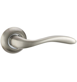 Ручка раздельная для межкомнатной двери «Vantage V57D» Матовый никель