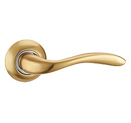 Ручка раздельная для межкомнатной двери «Vantage V57C» Матовое золото