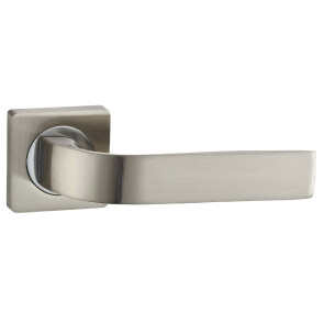 Ручка раздельная для межкомнатной двери «Vantage V01D» Матовый никель