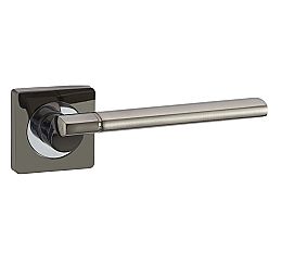 Ручка раздельная для межкомнатной двери «Vantage V06D» Черный никель/Хром