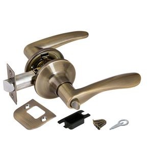 Ручка защелка DK620 AB-BK (6020 AB-B) (фик.) бронза