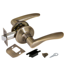 Ручка защелка DK620 AB-PS (6020 AB-P) (без фик.) бронза