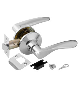 Ручка защелка DK620 CP-PS (6020 CP-P) (без фик.) хром