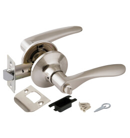 Ручка защелка DK620 SN-BK (6020 SN-B) (фик.) мат. никель