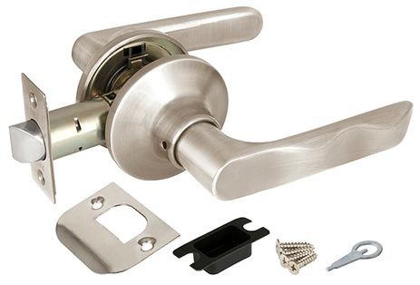 Ручка защелка DK624 SN-PS (6024 SN-P) (без фик.) мат. никель