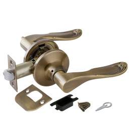 Ручка защелка DK630 AB-PS (6030 AB-P) (без фик.) бронза