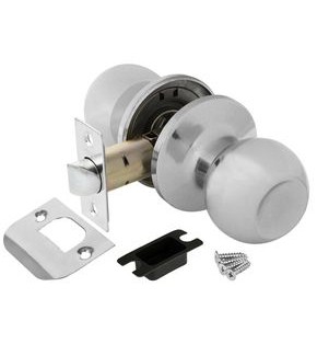 Ручка защелка DK672 CP-PS (6072 CP-P) (без фик.) хром