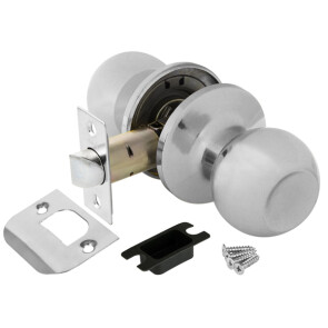 Ручка защелка DK672 CP-PS (6072 CP-P) (без фик.) хром