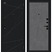 tumb 1 - ДC Bravo Граффити-5/SBlack Букле черное/Slate Art 205*86 Левая