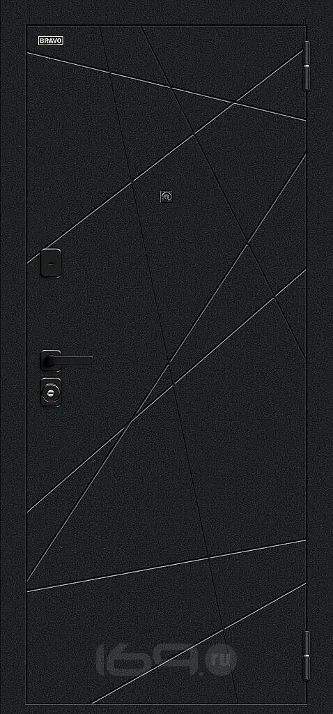 ДC Bravo Граффити-5/SBlack Букле черное/Slate Art 205*86 Левая