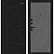 Дверь входная Граффити-5/SBlack Букле черное/Slate Art, 2 замка, с ночной задвижкой